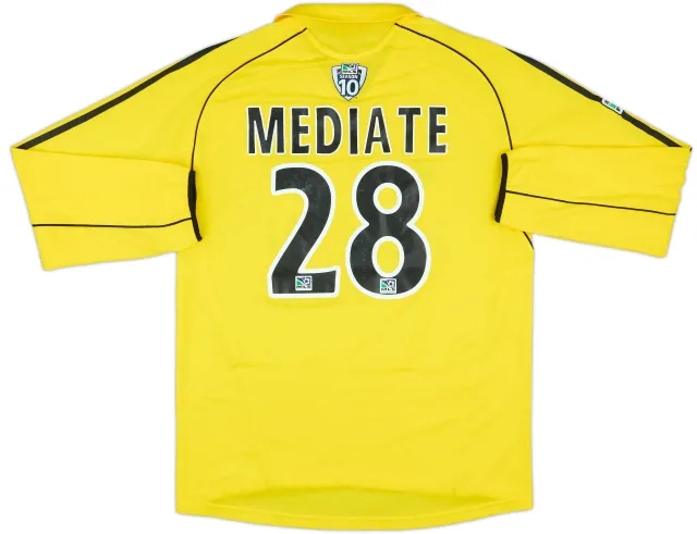 adidas Columbus Crew Mens LS Player Issue Home Shirt 2005
