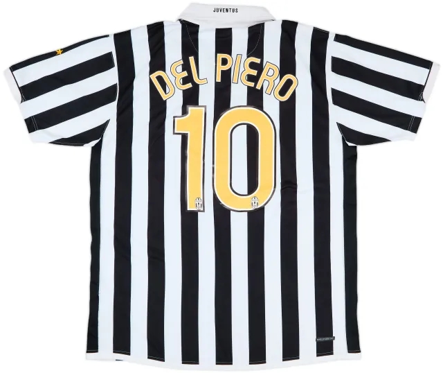 2006-07 Juventus Home Shirt Del Piero #10 - 5/10 - (XXL)