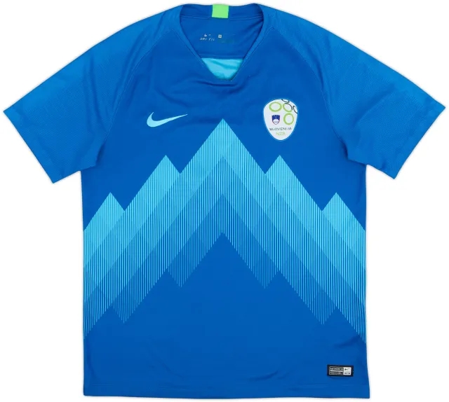 Nike Slovenia Mens SS Away Shirt 2018