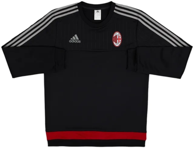 2015-16 AC Milan adidas Sweat Top - 8/10 - (M)