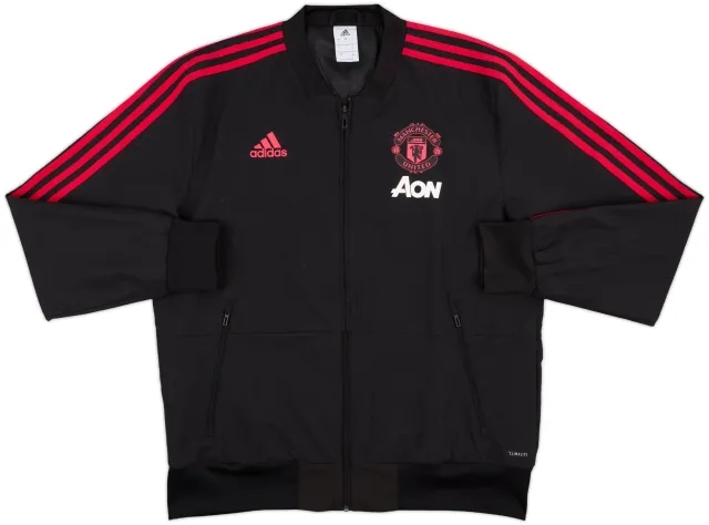 2018-19 Manchester United adidas Track Jacket - 8/10 - (L)