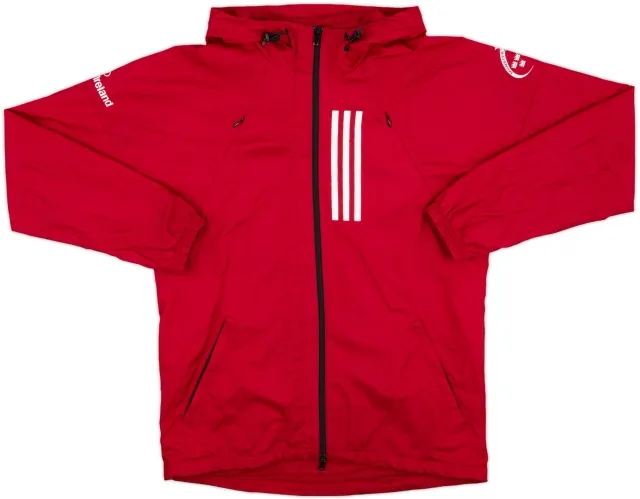 2019-20 Munster Rugby adidas Hooded Rain Jacket - 8/10 - (S)