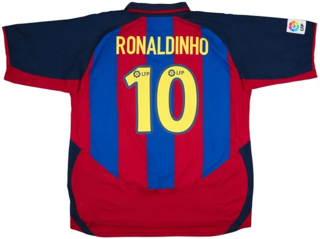 Nike Barcelona Mens SS Home Shirt 2003/04