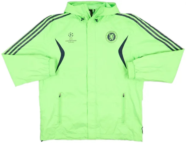 2010-11 Chelsea adidas Hooded Rain Jacket - 8/10 - (XL)
