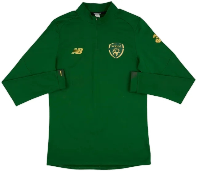 2017-18 Ireland New Balance 1/4 Zip Drill Top - 7/10 - (L)