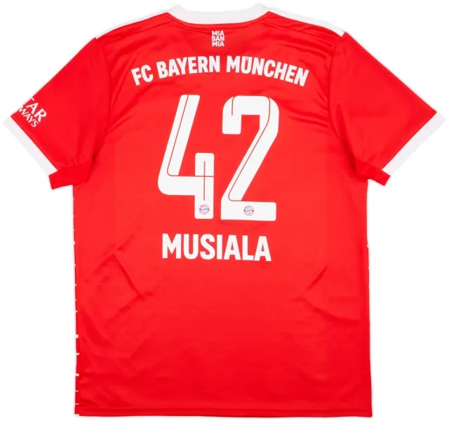 adidas Bayern Munich Mens SS Home Shirt 2022/23