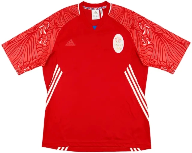 adidas Team GB Mens SS Player Issue Home Shirt 2012