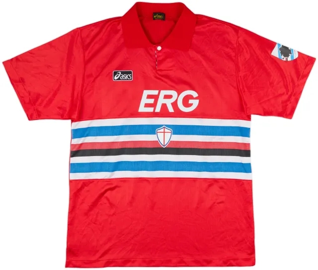 Asics Sampdoria Mens SS Third Shirt 1992/94