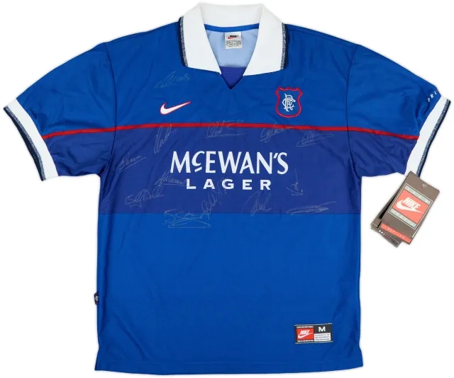 Nike Rangers Mens SS Home Shirt 1997/99