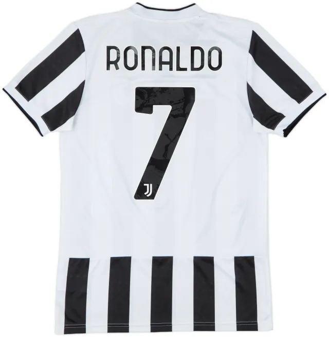 2021-22 Juventus Home Shirt Ronaldo #7 - 8/10 - (S)