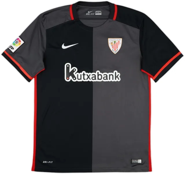 Nike Athletic Bilbao Mens SS Away Shirt 2015/16