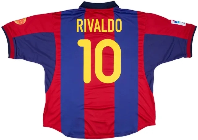 Nike Barcelona Mens SS Home Shirt 2000/01