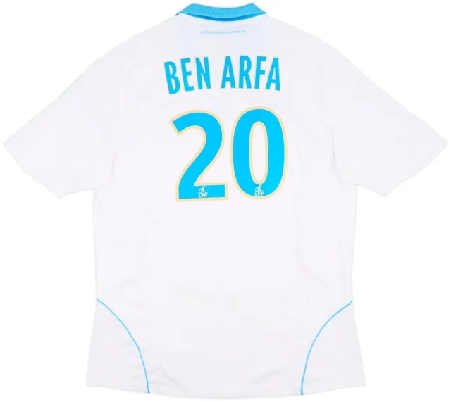 2008-09 Olympique Marseille Home Shirt Ben Arfa #20 - 8/10 - (XL)