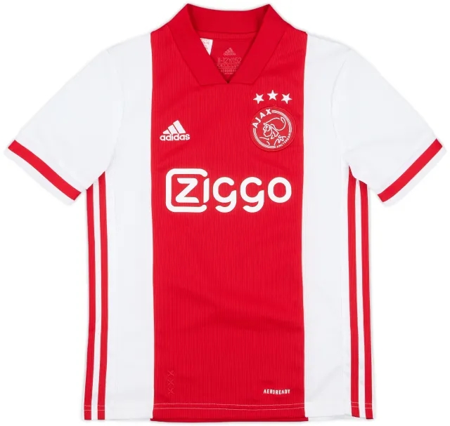2020-21 Ajax Home Shirt - 9/10 - (M.Boys)