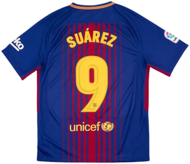 Nike Barcelona Mens SS Home Shirt 2017/18