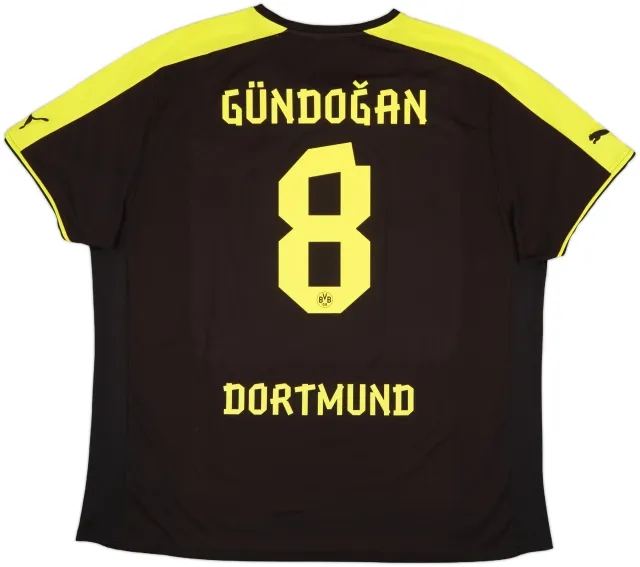 Puma Borussia Dortmund Mens SS Away Shirt 2013/14