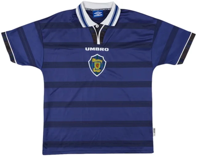 Umbro Scotland Mens SS Home Shirt 1998