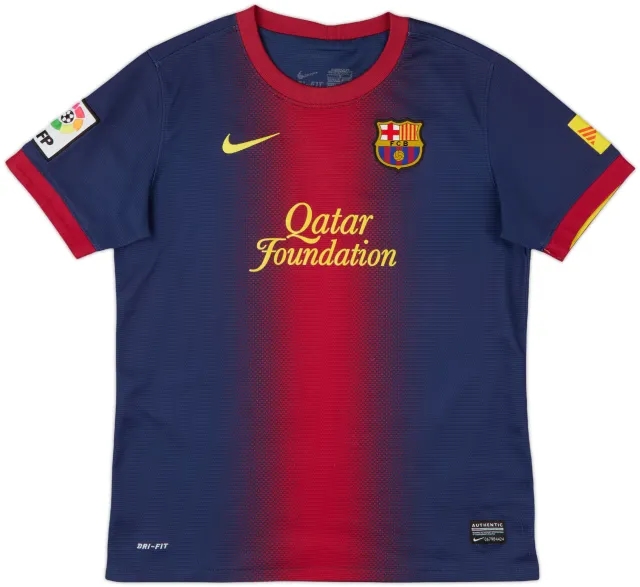 Nike Barcelona Boys SS Home Shirt 2012/13