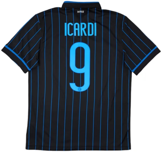 2014-15 Inter Milan Home Shirt Icardi #9 - 10/10 - (M)