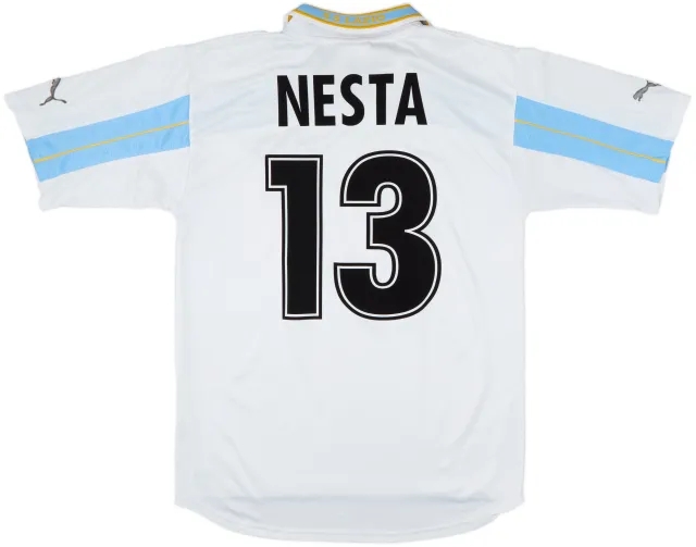 1999-00 Lazio Centenary Home Shirt Nesta #13 - 5/10 - (S)