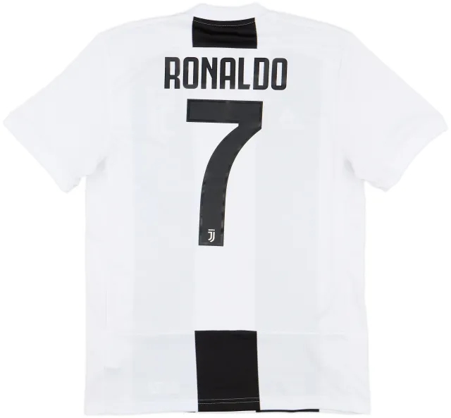 2018-19 Juventus Home Shirt Ronaldo #7 - 10/10 - (S)