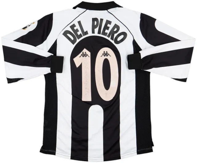 1997-98 Juventus Centenary Home L/S Shirt Del Piero #10 - 6/10 - (M)