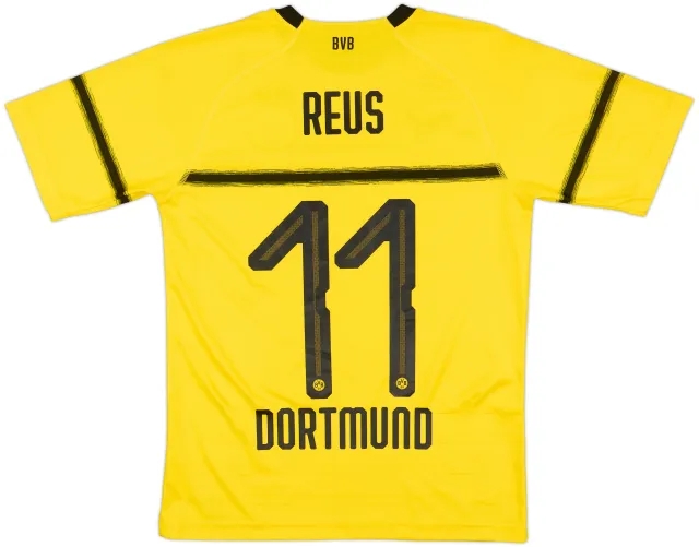 Puma Borussia Dortmund Mens SS Home European Shirt 2018/19