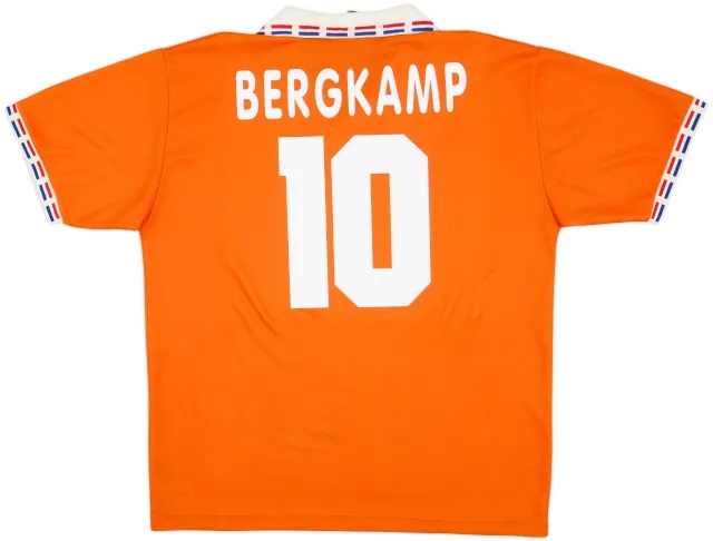 1996 Netherlands Home Shirt Bergkamp #10 - 6/10 - (XXL)