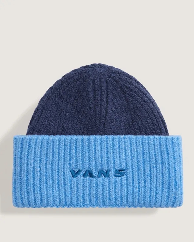 Vans - Densmore Wide Cuff Beanie, Man, Blue