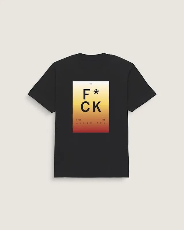 Vans - F*Ck The Algorithm T-Shirt, Man, Black