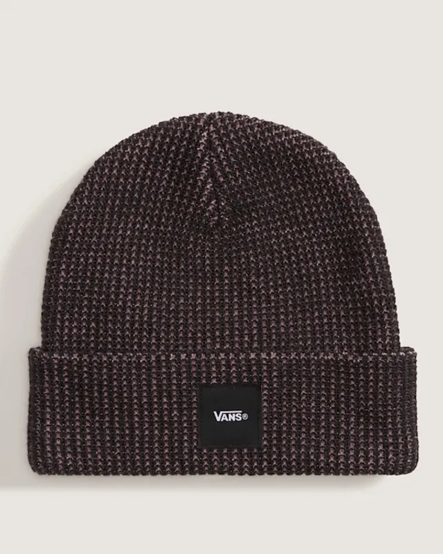 Vans - Vans Waffle Cuff Beanie, Man, Black