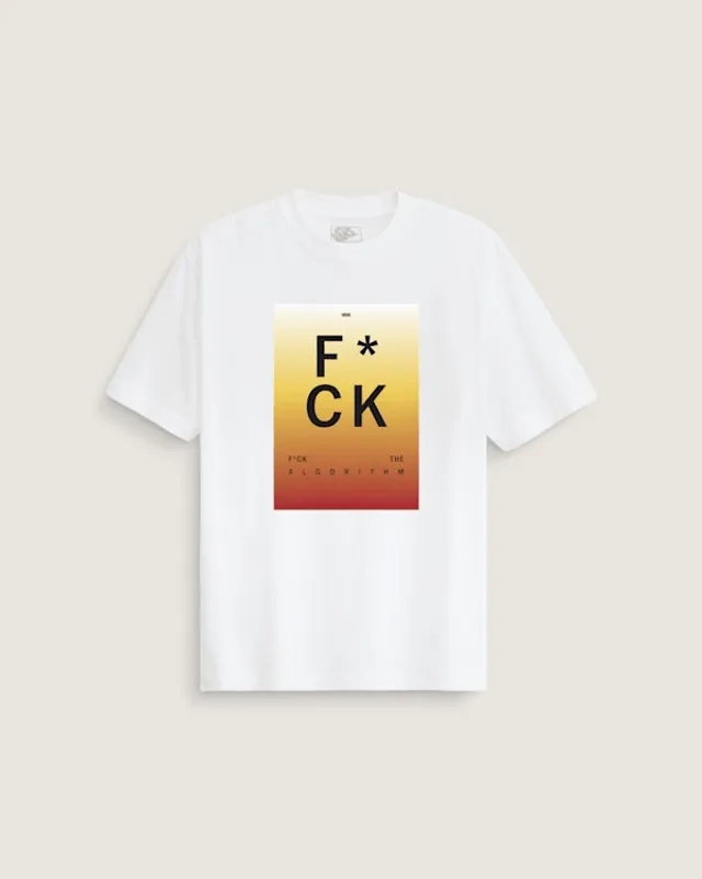 Vans - F*Ck The Algorithm T-Shirt, Man, White