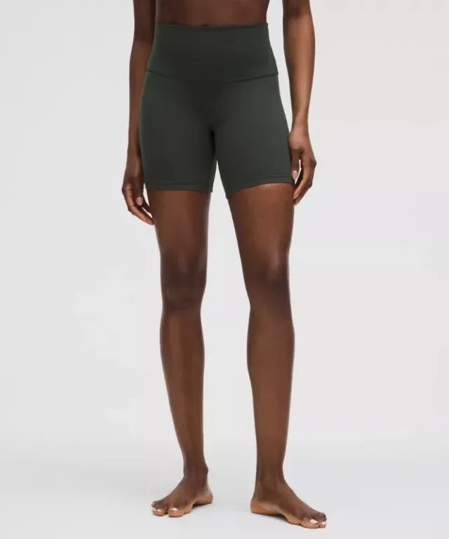 lululemon – Women's Align High-Rise Shorts – 6" – Color Green – Size 0