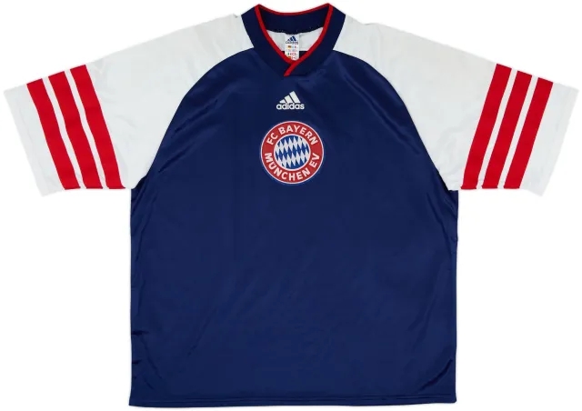 adidas Bayern Munich Mens SS Home Shirt 1998/99
