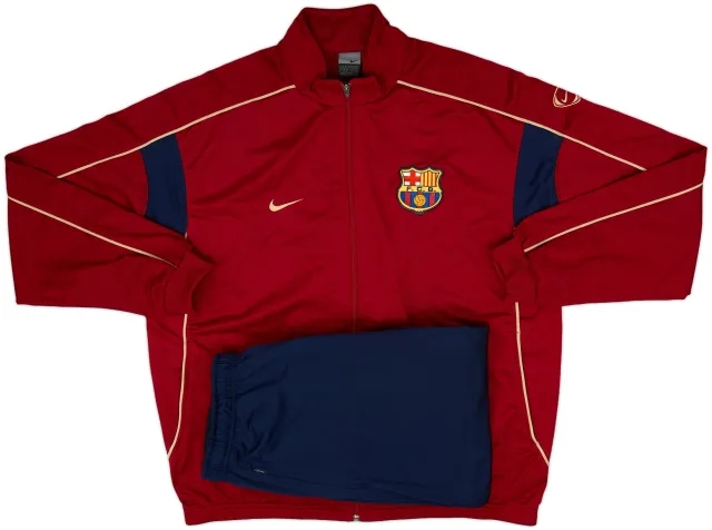 2002-03 Barcelona Nike Tracksuit - 8/10 - (XL)