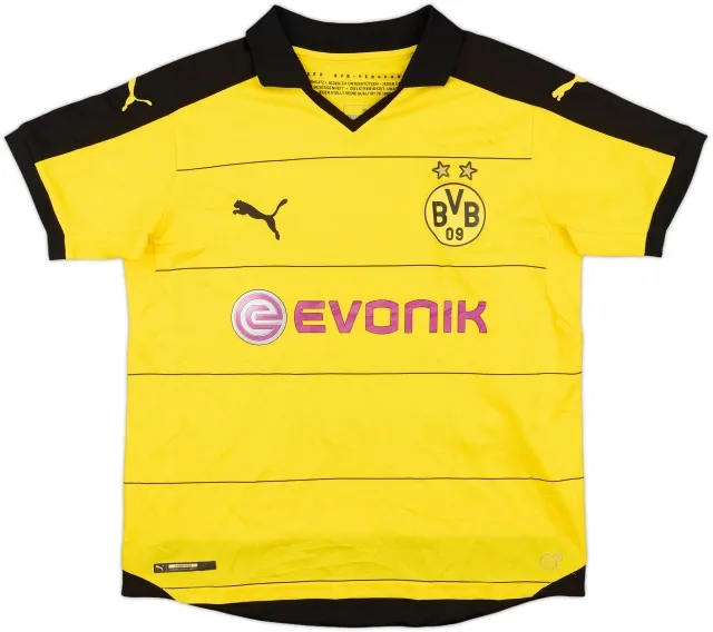 Puma Borussia Dortmund Boys SS Home Shirt 2015/16