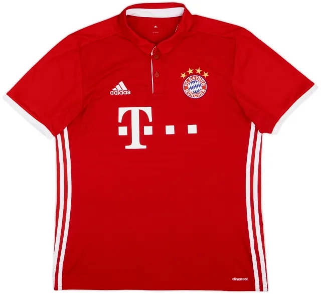 adidas Bayern Munich Mens SS Home Shirt 2016/17