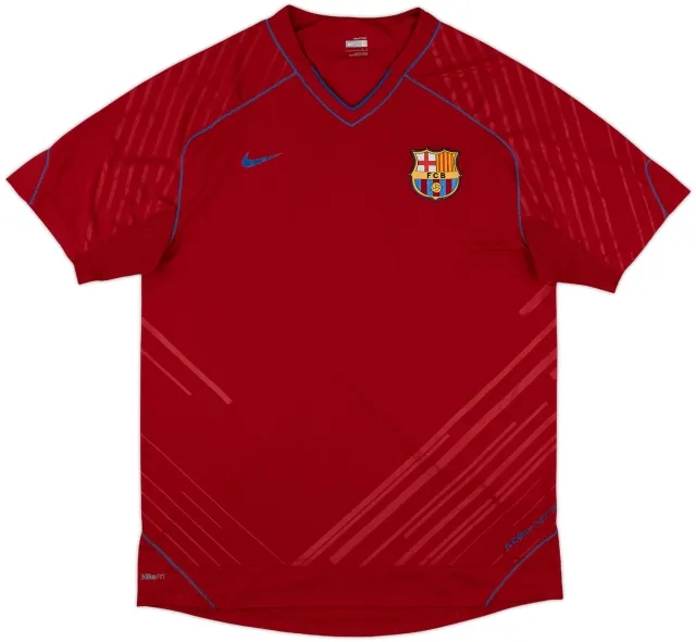 Nike Barcelona Mens SS Home Shirt 2007/08