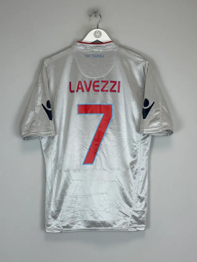 2009/10 NAPOLI LAVEZZI #7 AWAY SHIRT (M) MACRON | CULT KITS