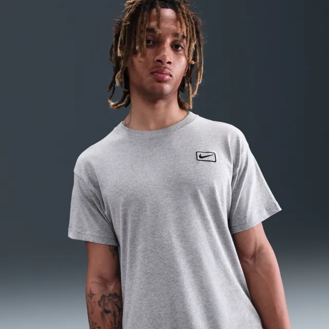 Nike Sportswear Men's T-Shirt - Grey - Cotton