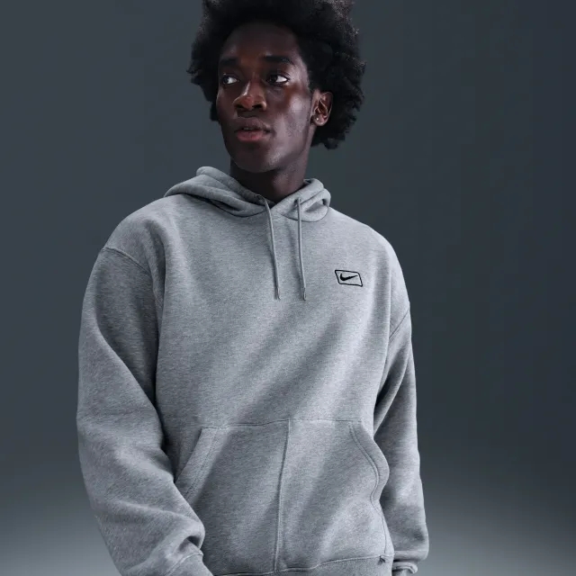 Nike Sportswear Men's Pullover Hoodie - Grey - Cotton