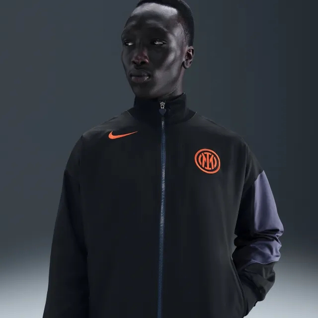 Inter Milan Strike Third Men's Nike Dri-FIT Total 90 Football Anthem Jacket - Black - Polyester