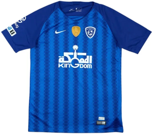 2018-19 Al-Hilal Riyadh Home Shirt - 9/10 - (XL.Boys)