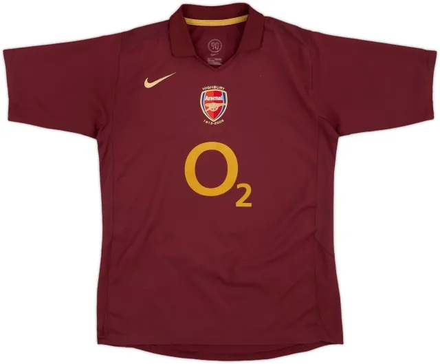 2005-06 Arsenal Home Shirt - 8/10 - (XL.Boys)
