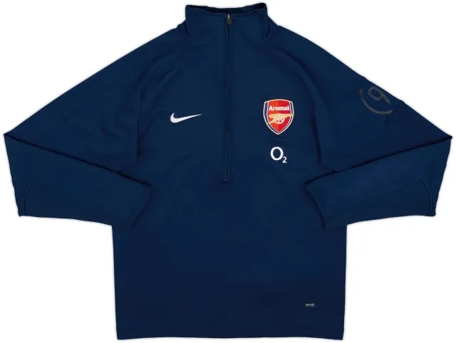 2005-06 Arsenal Nike 1/2 Zip Drill Top - 7/10 - (M)