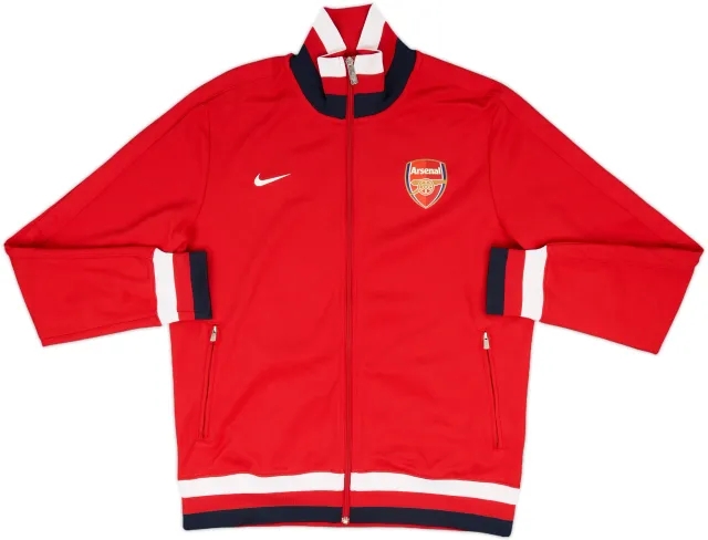 2012-13 Arsenal Nike N98 Track Jacket - 9/10 - (L)