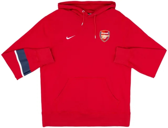 2013-14 Arsenal Nike Hooded Sweat Top - 8/10 - (L)