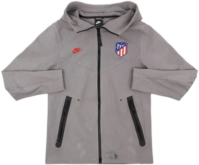 2019-20 Atletico Madrid Nike Hooded Track Jacket - 7/10 - (S)