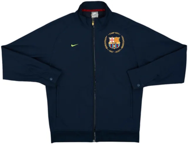 2007-08 Barcelona Nike Track Jacket - 8/10 - (S)