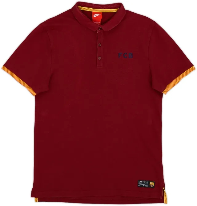 2015-16 Barcelona Nike Polo Shirt - 8/10 - (M)